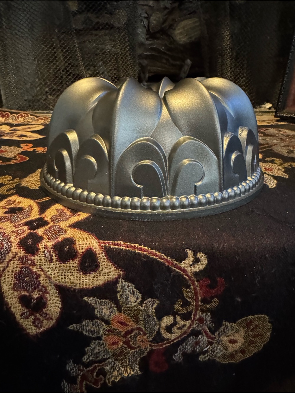 NORDIC WARE FLEUR DE LIS LYS BUNDT CAKE PAN MOLD NON-STICK ALUMINUM METAL